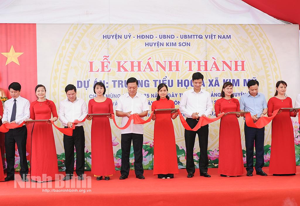 Khánh thành Trường Tiểu học A xã Kim Mỹ