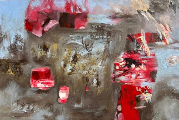 Mộng và thực trong tranh trừu tượng của Trần Quang Huy