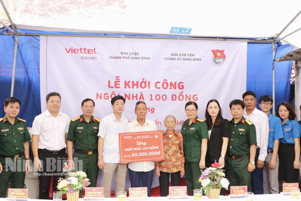 Khởi công xây Nhà tình nghĩa cho gia đình chính sách