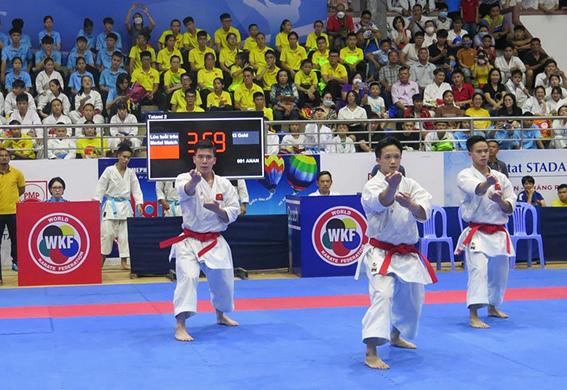 Gần 850 vận động viên tham gia Giải vô địch các Câu lạc bộ karate quốc gia