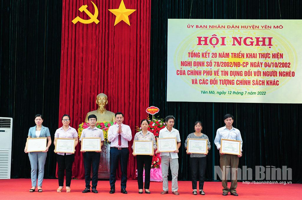 Yên Mô tổng kết 20 năm triển khai chính sách tín dụng ưu đãi đối với người nghèo