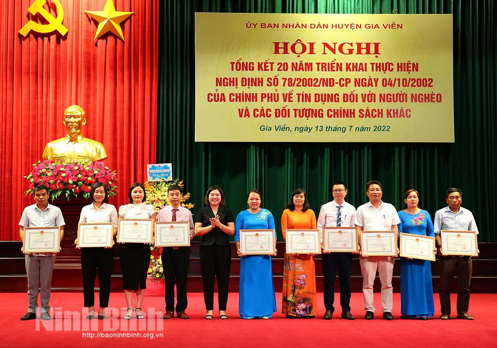 Gia Viễn: Bình quân mỗi năm có gần 3 nghìn lượt hộ được vay vốn tín dụng chính sách