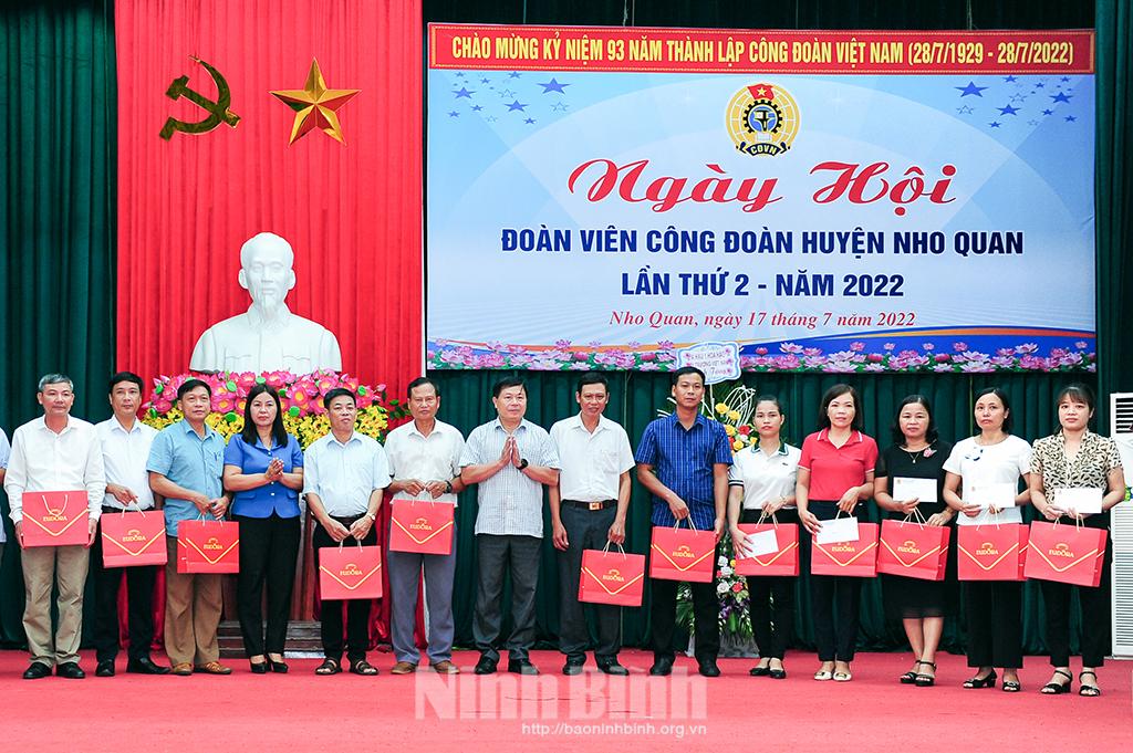 Liên đoàn Lao động huyện Nho Quan tổ chức Ngày hội Đoàn viên Công đoàn năm 2022