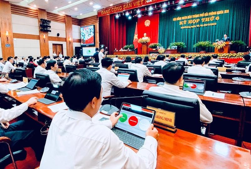 Hội đồng nhân dân thành phố Hải Phòng thực hiện Kỳ họp số đầu tiên