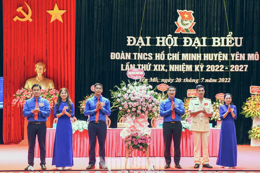 Đại hội đại biểu Đoàn Thanh niên cộng sản Hồ Chí Minh huyện Yên Mô nhiệm kỳ 2022 - 2027