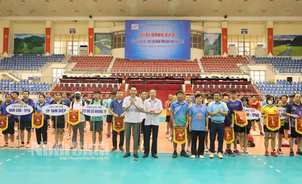 Khai mạc Giải bóng bàn các CLB Cúp Liên đoàn tỉnh năm 2022