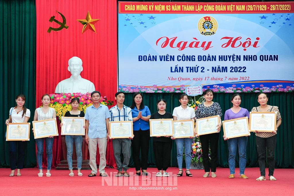 Nho Quan: Sôi nổi các hoạt động hưởng ứng Ngày thành lập Công đoàn Việt Nam