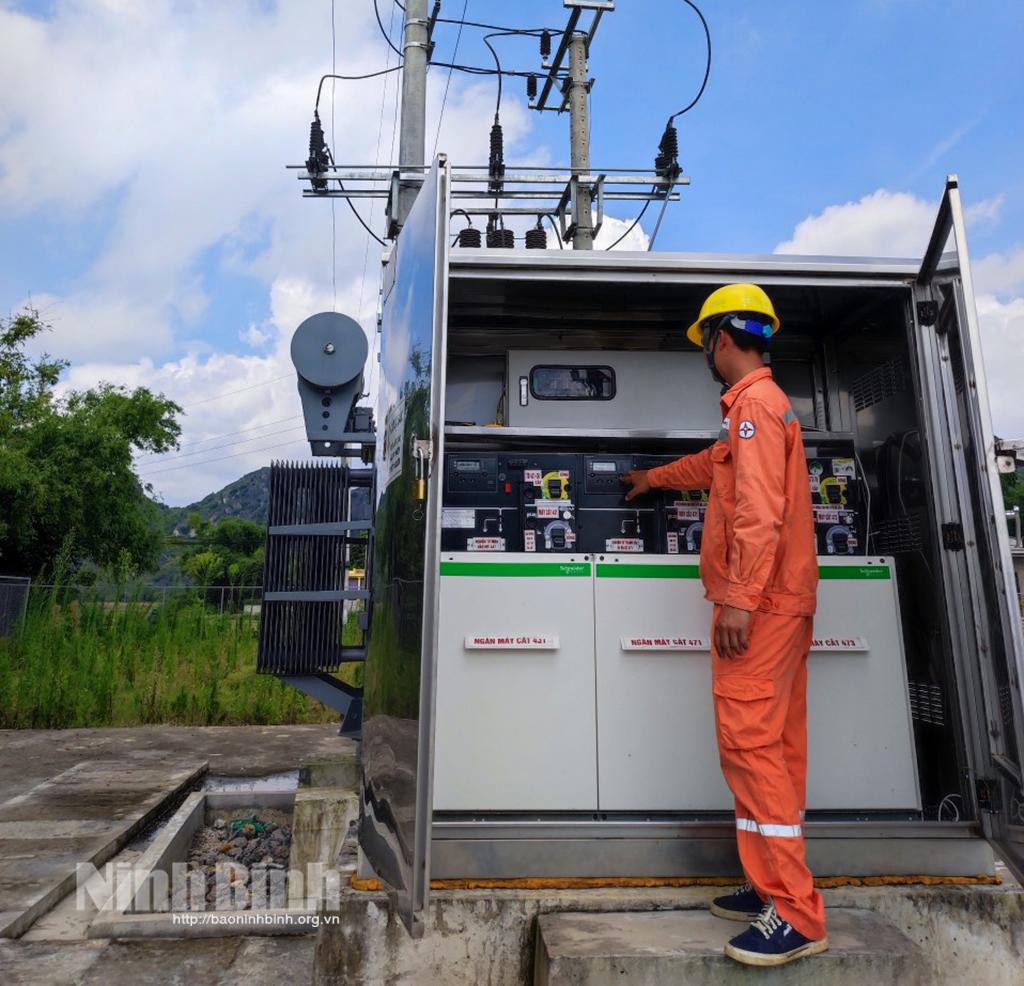 Hiệu quả từ các công trình đầu tư xây dựng lưới điện trên địa bàn huyện Nho Quan