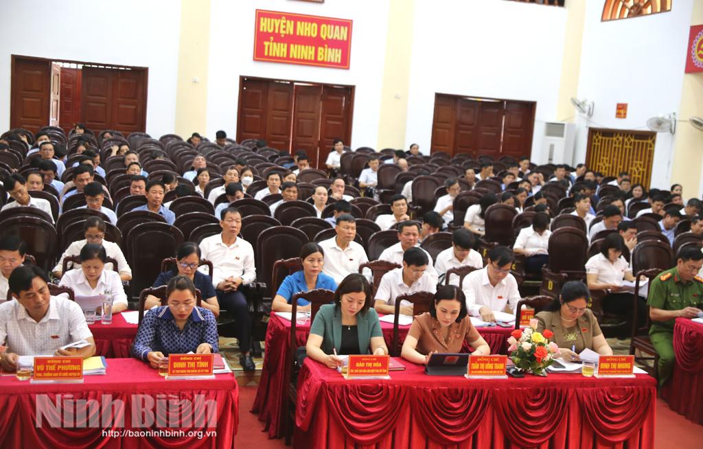 Kỳ họp thứ 9, HĐND huyện Nho Quan khóa X