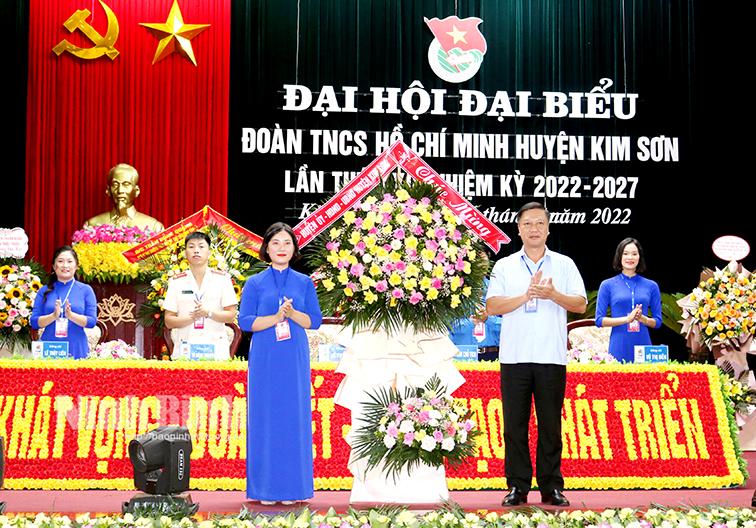 Đại hội đại biểu Đoàn TNCS Hồ Chí Minh huyện Kim Sơn lần thứ XXIII, nhiệm kỳ 2022-2027