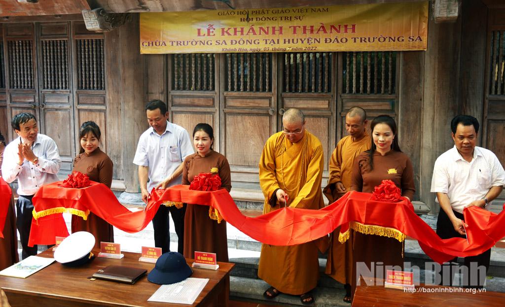 Khánh thành 3 ngôi chùa ở huyện đảo Trường Sa