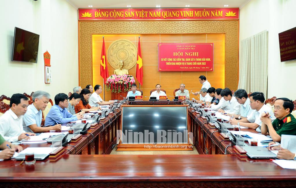 Triển khai nhiệm vụ công tác kiểm tra, giám sát 6 tháng cuối năm 2022