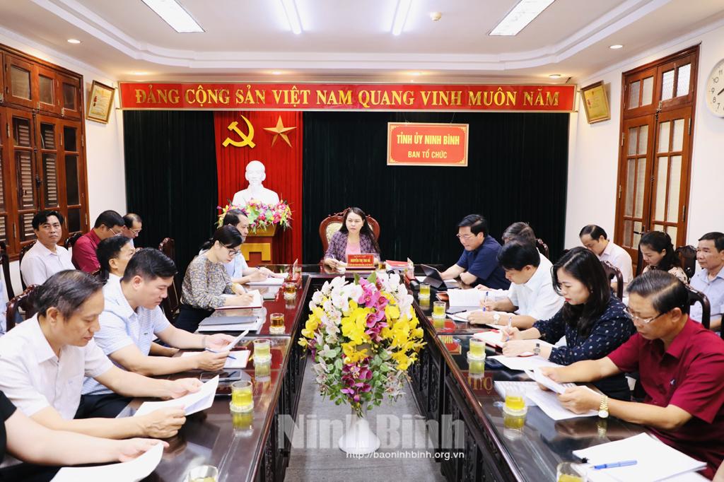 Quán triệt, triển khai một số văn bản mới của Trung ương liên quan đến công tác tổ chức xây dựng đảng