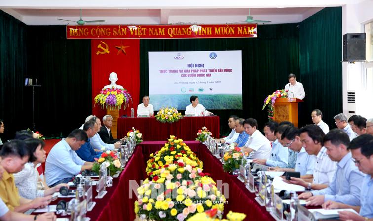 Hội nghị "Thực trạng và giải pháp phát triển bền vững các vườn quốc gia"