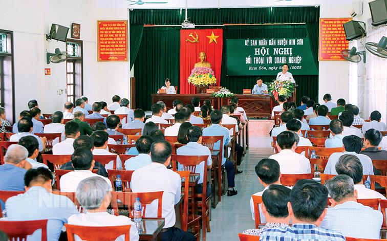 Kim Sơn đồng hành, chia sẻ khó khăn với doanh nghiệp, HTX