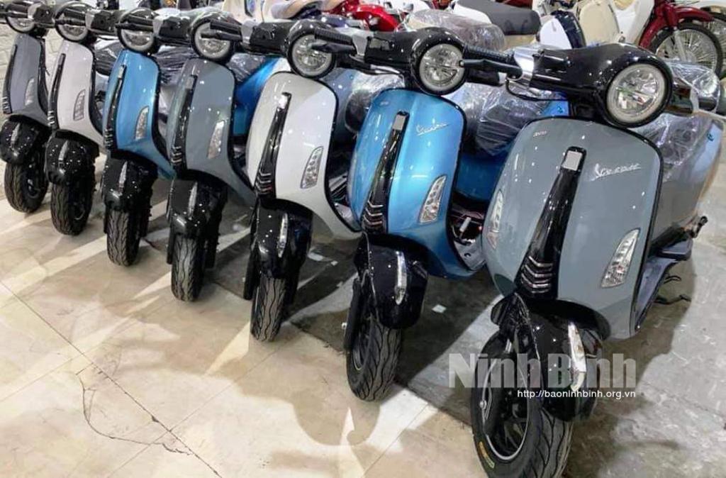 Sôi động thị trường xe đạp, xe máy điện