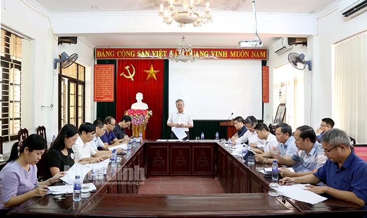 Họp Ban tổ chức Cuộc thi sáng tạo thanh, thiếu niên và nhi đồng tỉnh Ninh Bình