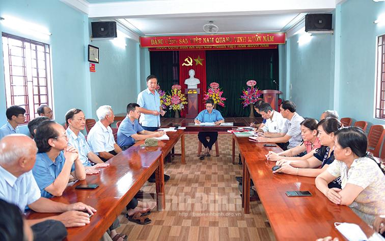 Bám cơ sở, gần đảng viên - cách làm từ Huyện ủy Kim Sơn