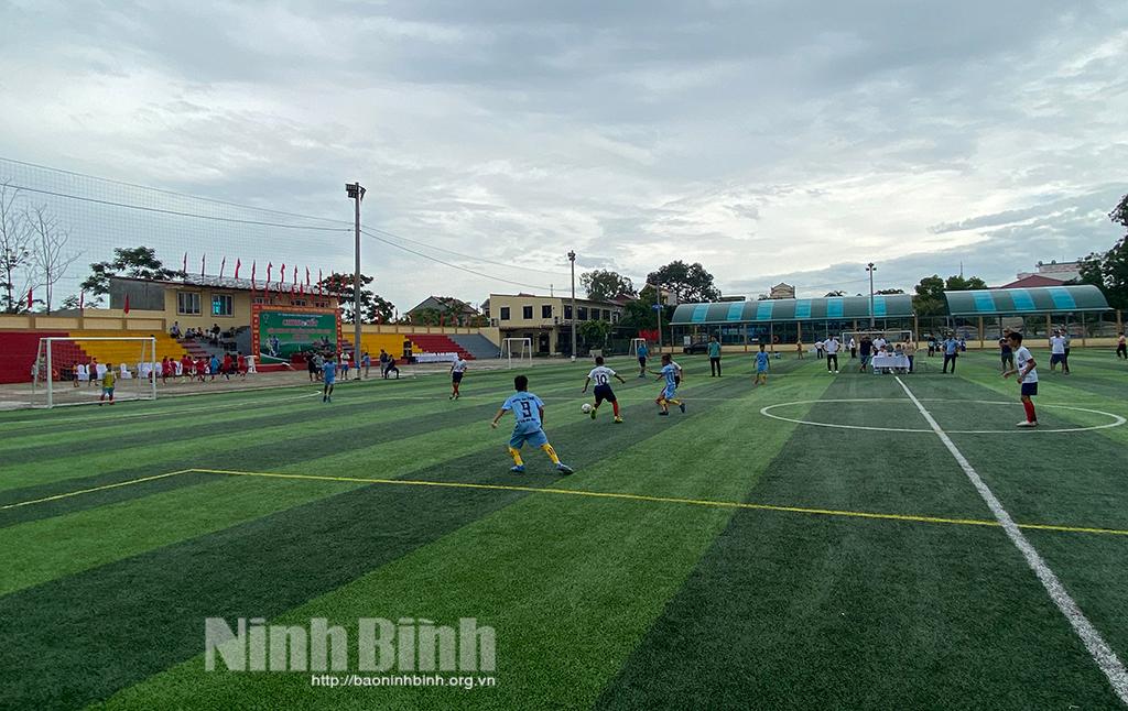 Khai mạc vòng chung kết Giải bóng đá nhi đồng huyện Nho Quan