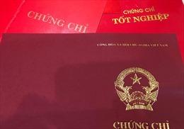 Triệt phá đường dây sản xuất, mua bán bằng giả qua mạng Internet