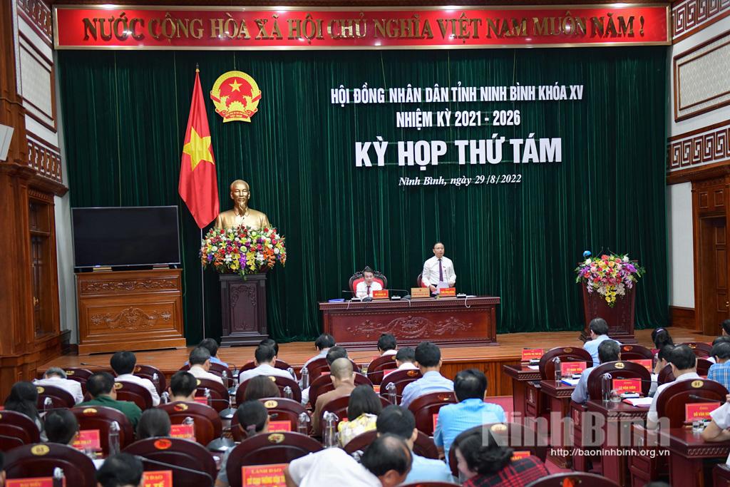 Bế mạc kỳ họp thứ tám, HĐND tỉnh khóa XV