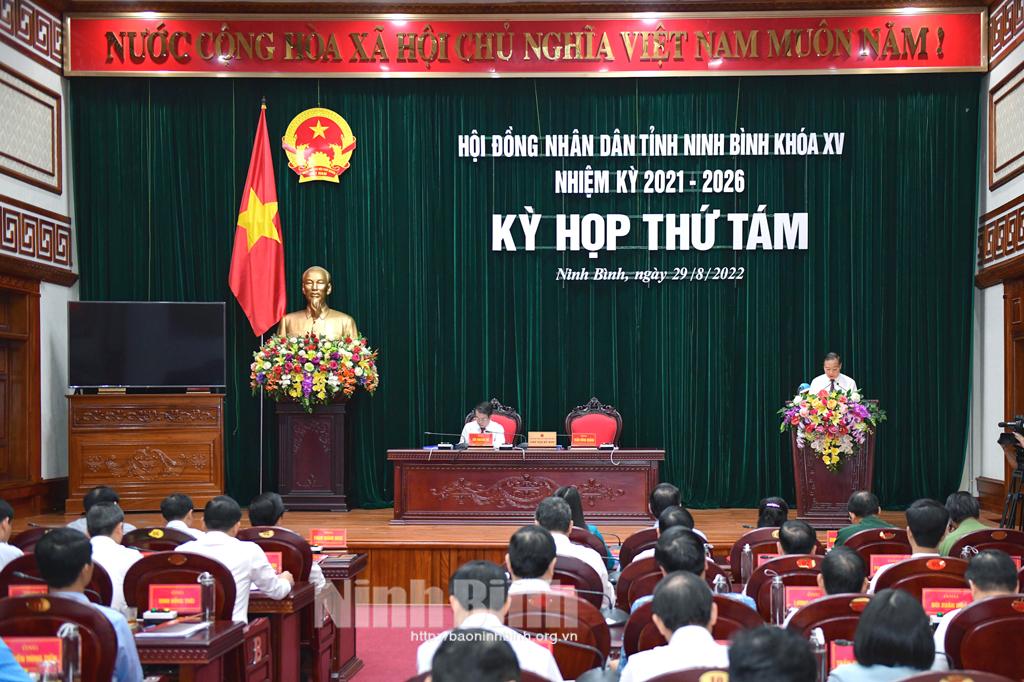 Khai mạc kỳ họp thứ tám, HĐND tỉnh khóa XV