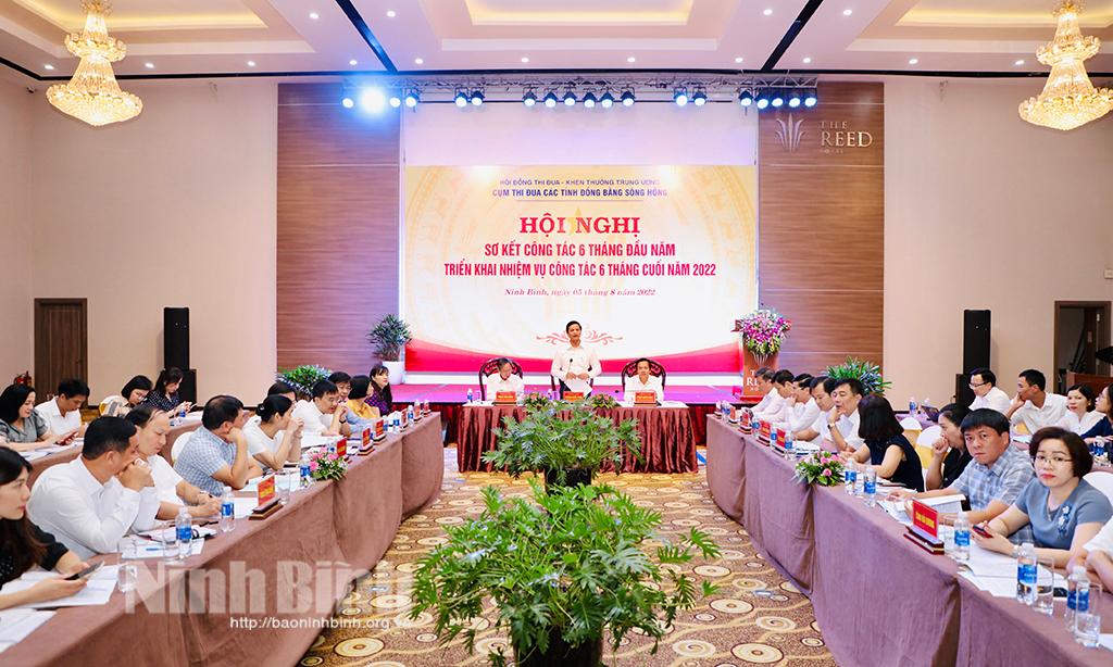 Cụm thi đua các tỉnh đồng bằng sông Hồng triển khai nhiệm vụ công tác 6 tháng cuối năm 2022