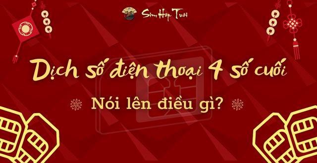 Dịch số điện thoại 4 số cuối đơn giản và đánh giá tính ứng dụng