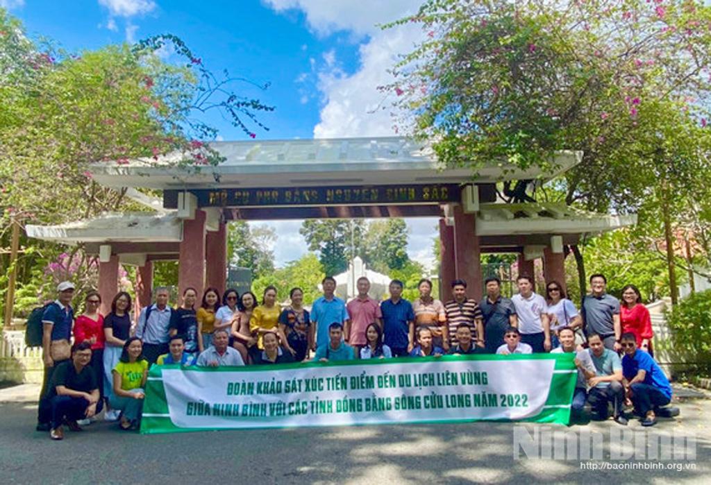 Khảo sát điểm đến du lịch các tỉnh Đồng Tháp và Kiên Giang