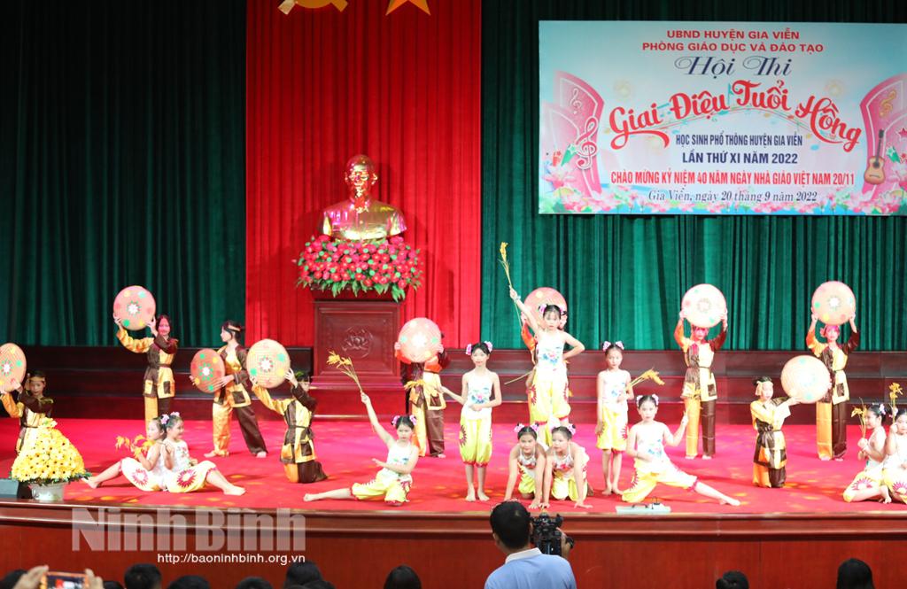 Hội thi Giai điệu tuổi hồng học sinh phổ thông huyện Gia Viễn lần thứ XI