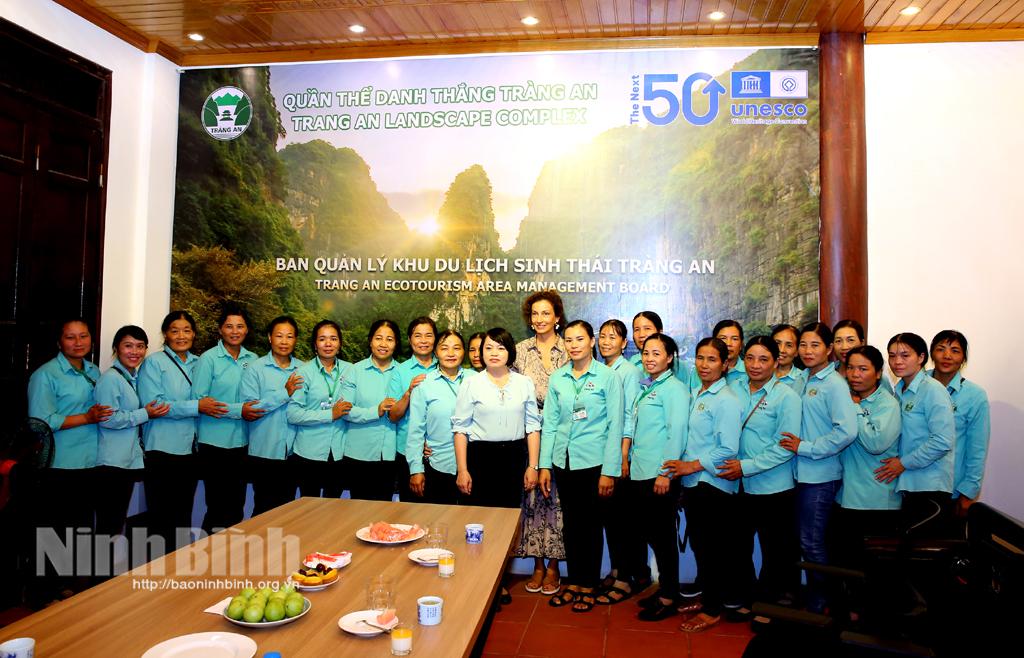Tổng Giám đốc UNESCO thăm Danh thắng Tràng An