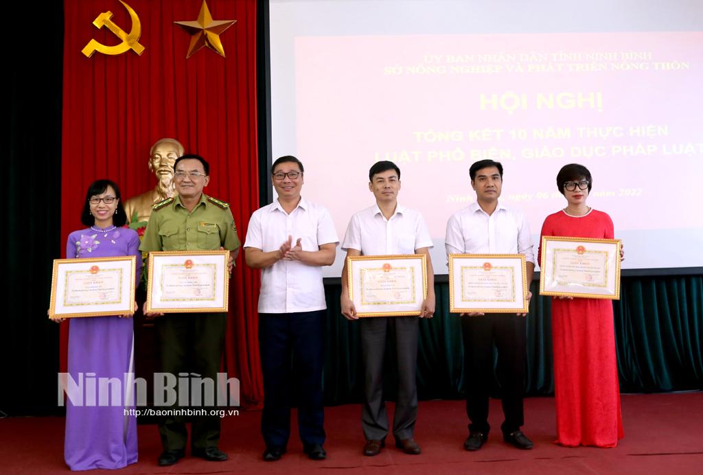 Sở Nông nghiệp &PTNT tổng kết 10 năm thực hiện Luật Phổ biến, giáo dục pháp luật