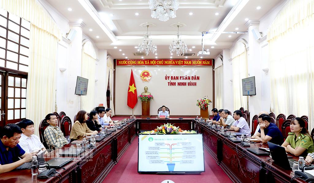 Hội nghị trực tuyến triển khai và quán triệt Nghị quyết số 19-NQ/TW