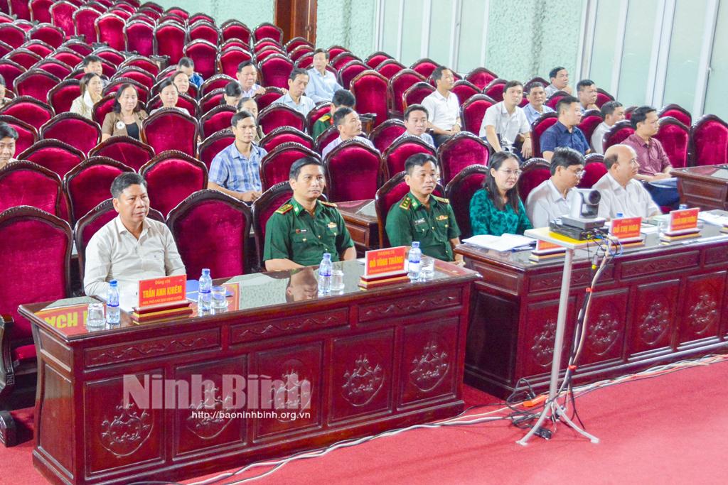 Huyện Kim Sơn tổ chức tập huấn về Luật Biên phòng Việt Nam