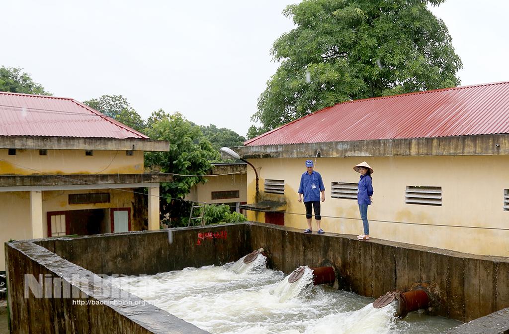 Chủ động tiêu úng bảo vệ sản xuất nông nghiệp