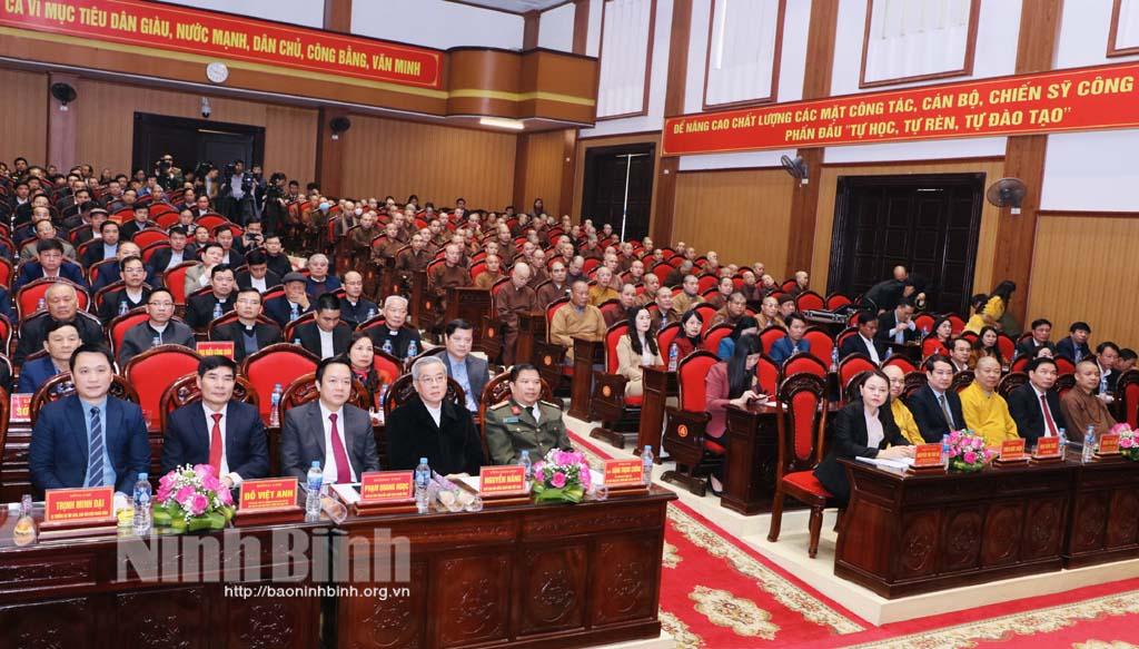 Gặp mặt, giao lưu với chức sắc các tôn giáo nhân dịp Xuân Quý Mão năm 2023