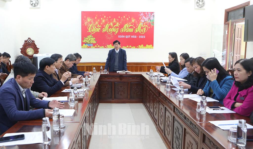 Triển khai nhiệm vụ, giải pháp phòng, chống dịch COVID-19 dịp Tết Nguyên đán và năm 2023