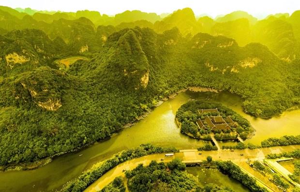 Trang An offers visitors space for relaxation
