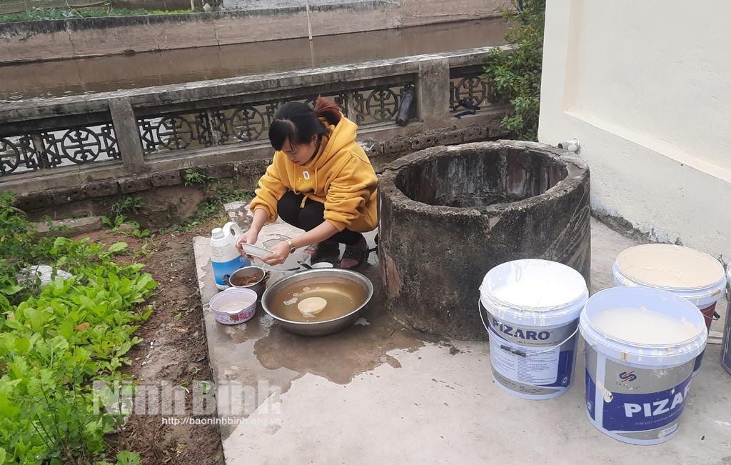 Người dân xã Yên Mỹ mong chờ nước sạch