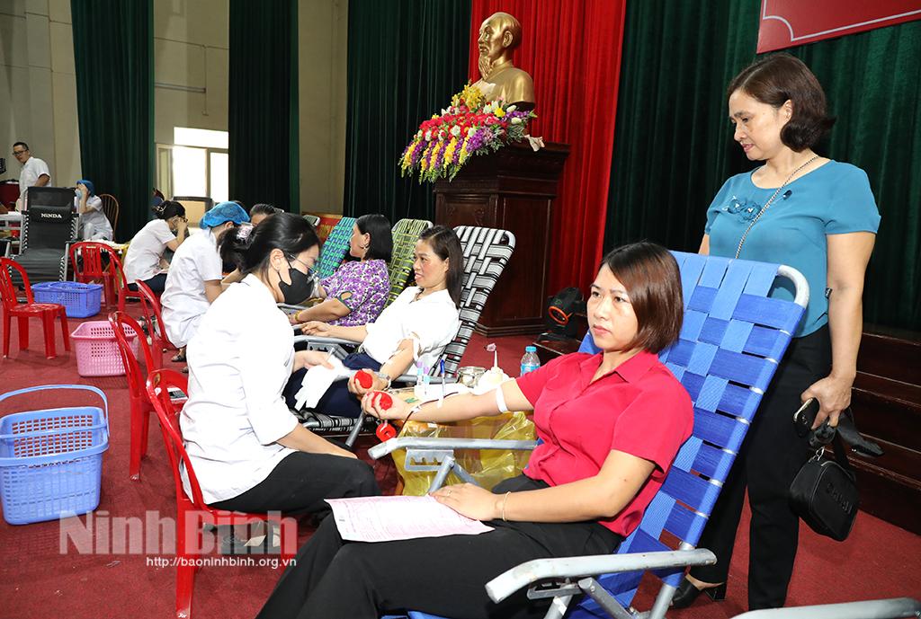 Yên Khánh vượt kế hoạch được giao về hiến máu tình nguyện năm 2023