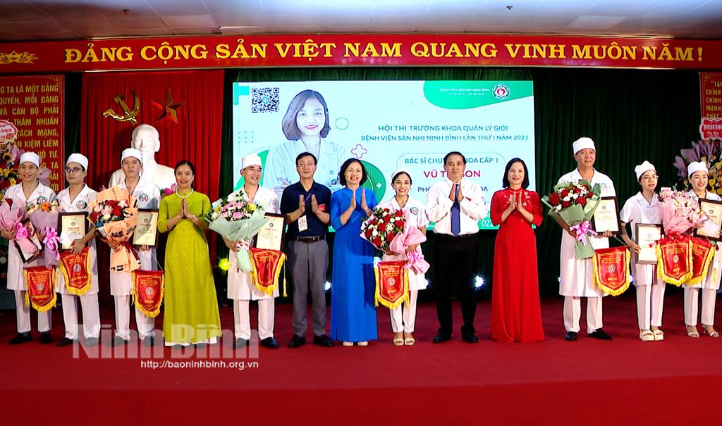 Ghi nhận từ Hội thi Trưởng khoa quản lý giỏi Bệnh viện Sản-Nhi Ninh Bình lần thứ nhất