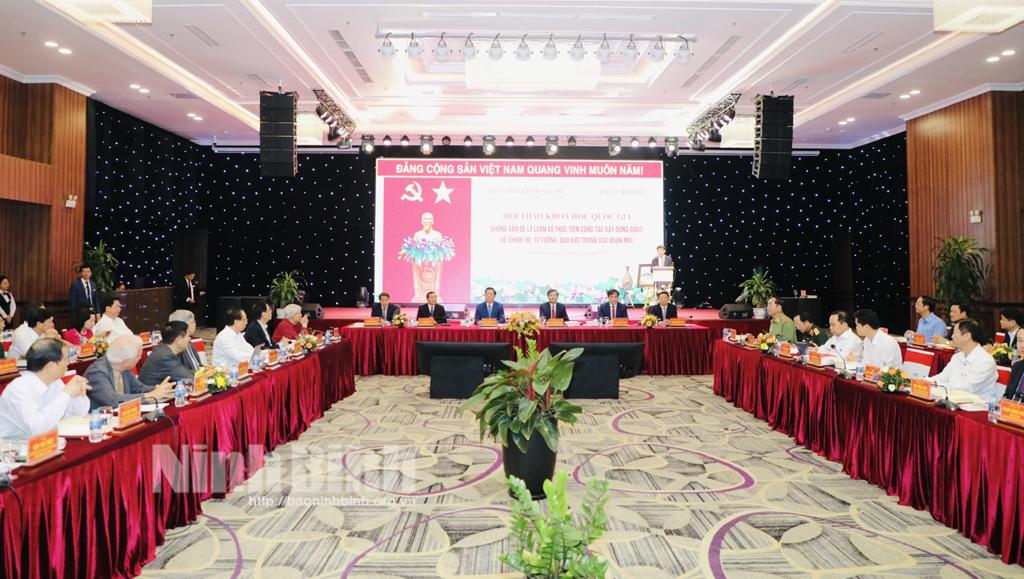 Hội thảo khoa học quốc gia "Những vấn đề lý luận và thực tiễn công tác xây dựng Đảng về chính trị, tư tưởng, đạo đức trong giai đoạn mới"