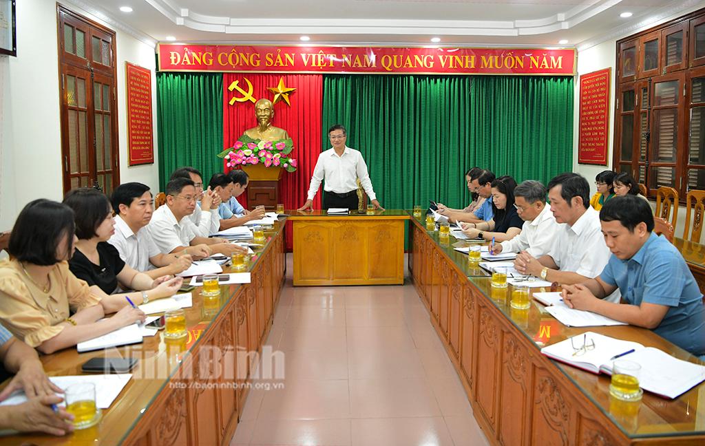 Giao ban công tác khoa giáo quý III năm 2023