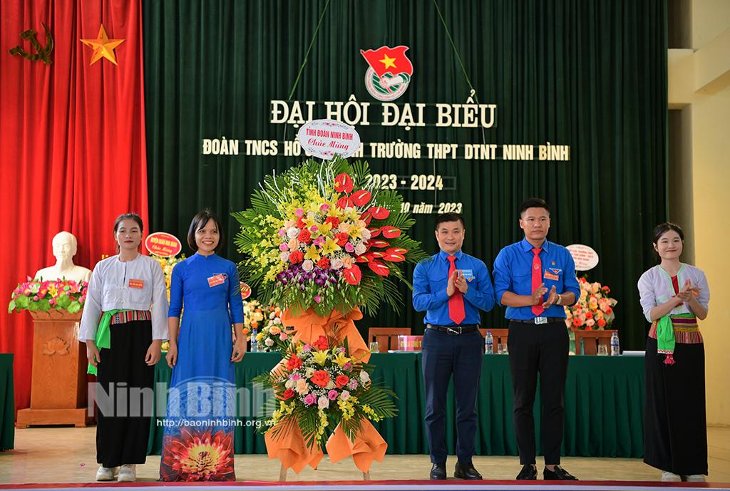Đại hội điểm Đoàn Trường THPT dân tộc nội trú Ninh Bình