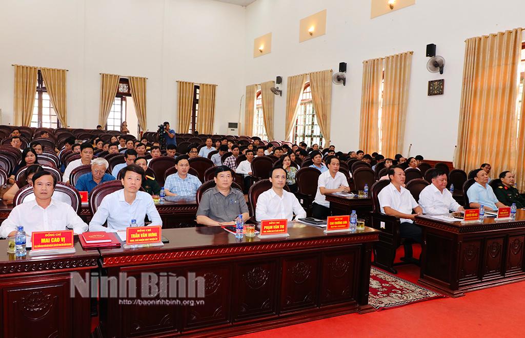 Huyện ủy Yên Mô quán triệt, triển khai các văn bản của Bộ Chính trị, Ban Bí thư