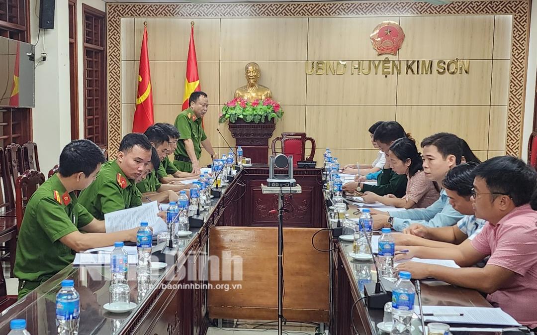 Kiểm tra công tác phòng cháy, chữa cháy tại các huyện Yên Khánh, Kim Sơn