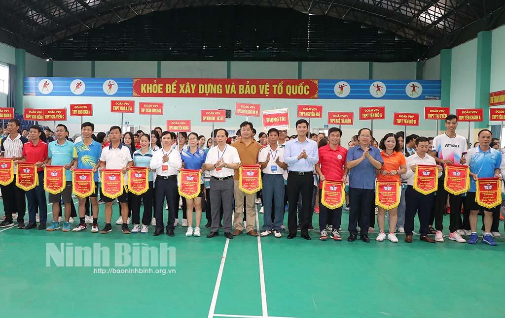 Khai mạc Giải Thể thao cán bộ, giáo viên, nhân viên ngành Giáo dục năm 2023