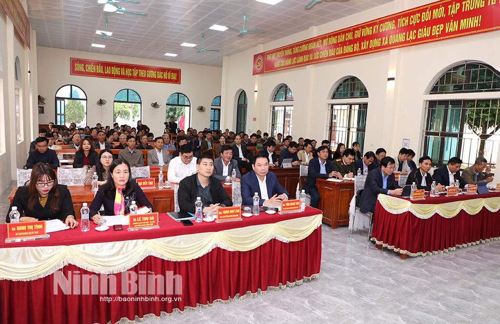 Đại biểu HĐND tỉnh tiếp xúc cử tri