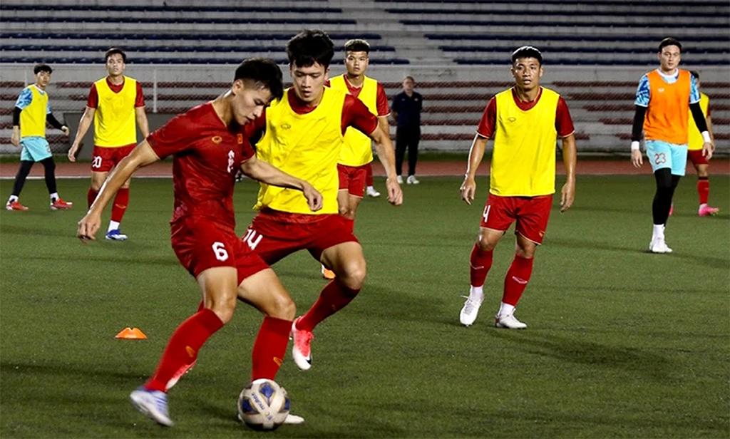 Việt Nam sẵn sàng cho trận đấu với Philippines