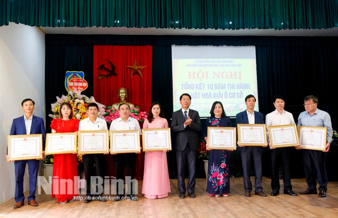 Tổng kết 10 năm thi hành Luật Hòa giải ở cơ sở